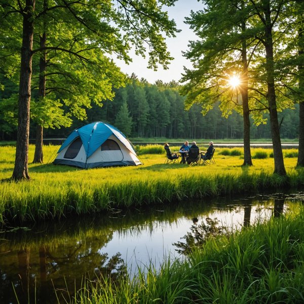 Quels sont les meilleurs conseils pour camper en région de marécage en été?