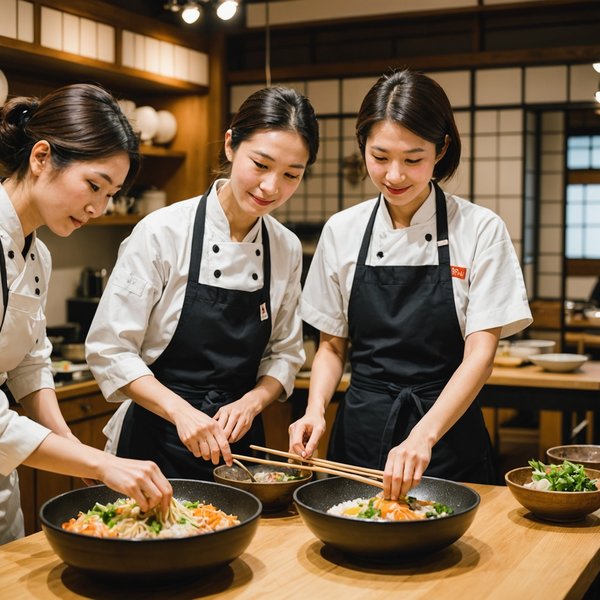 Où trouver des cours de cuisine japonaise authentique à Tokyo?
